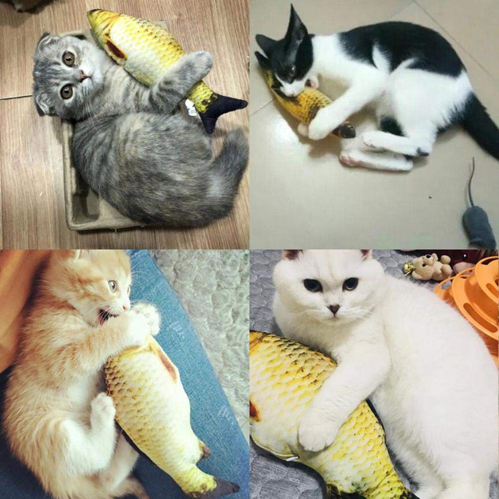 Flipping Electric Fish Toy for Feline Entertainment