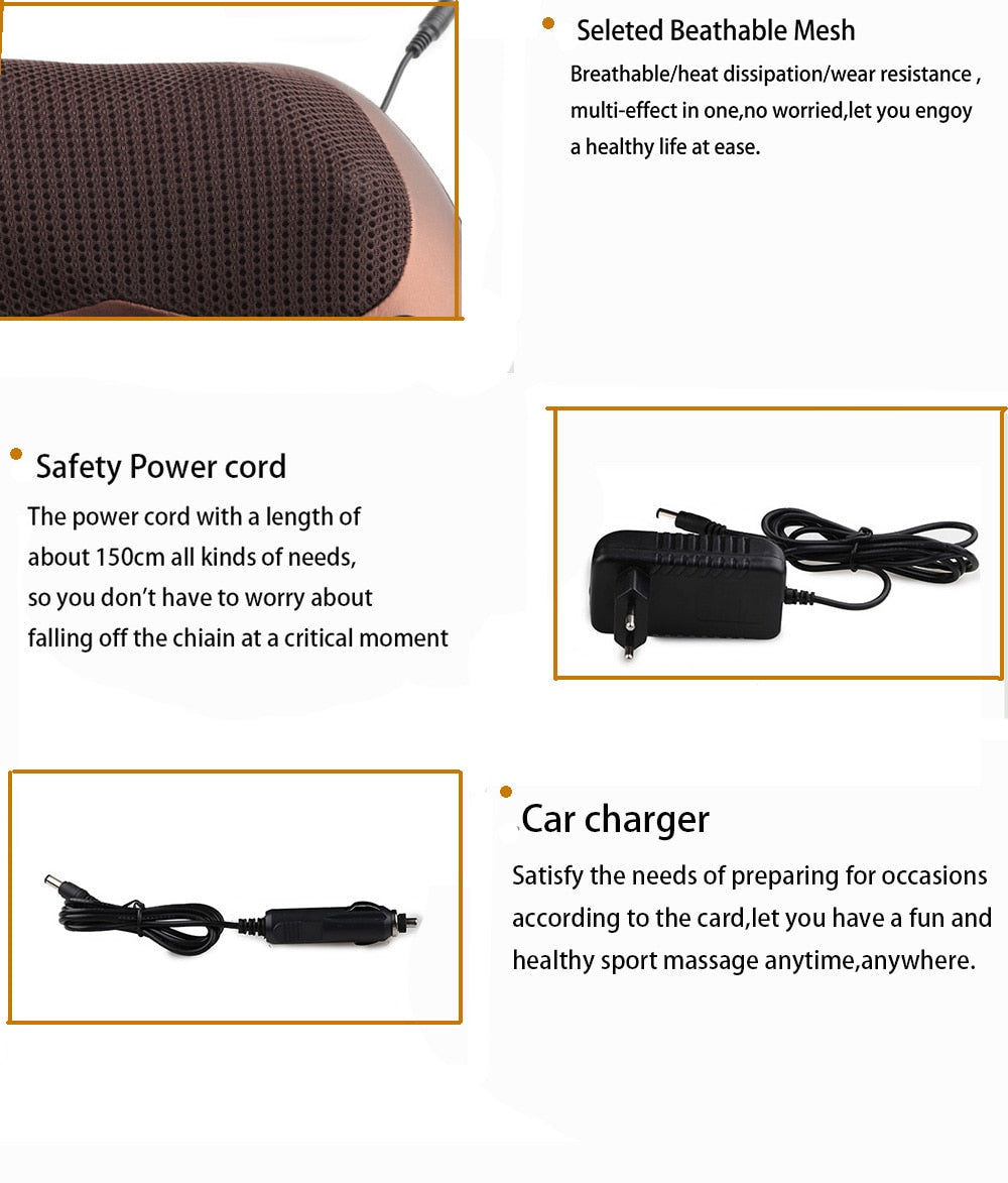 Heated Portable Neck and Shoulder Massager