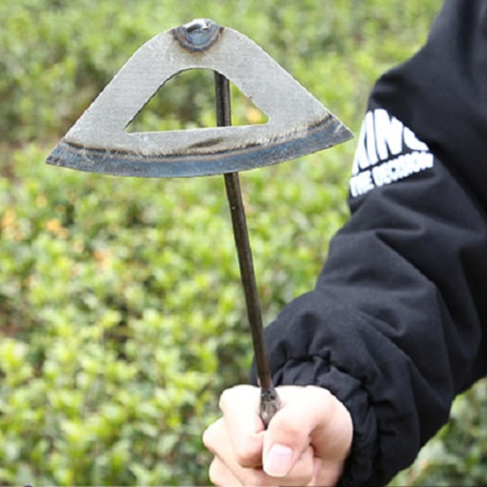 Steel Hand Rake for Planting - All-Metal Gardening Tool