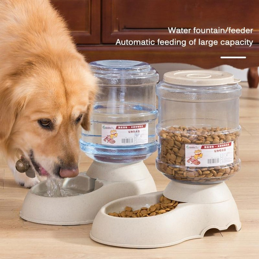 Pet Food Dispenser with 3.75L Capacity and Automated Dispensing