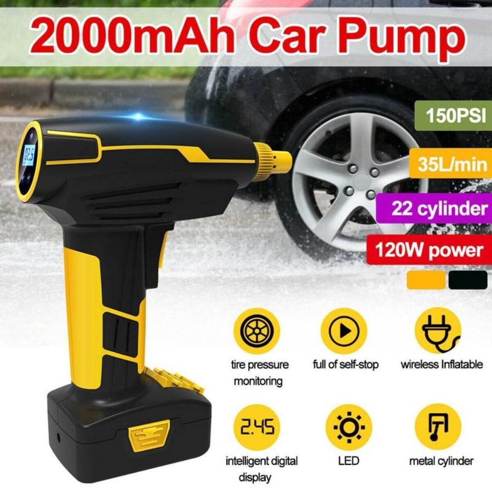 Air Pump for Inflating Tires on the Go