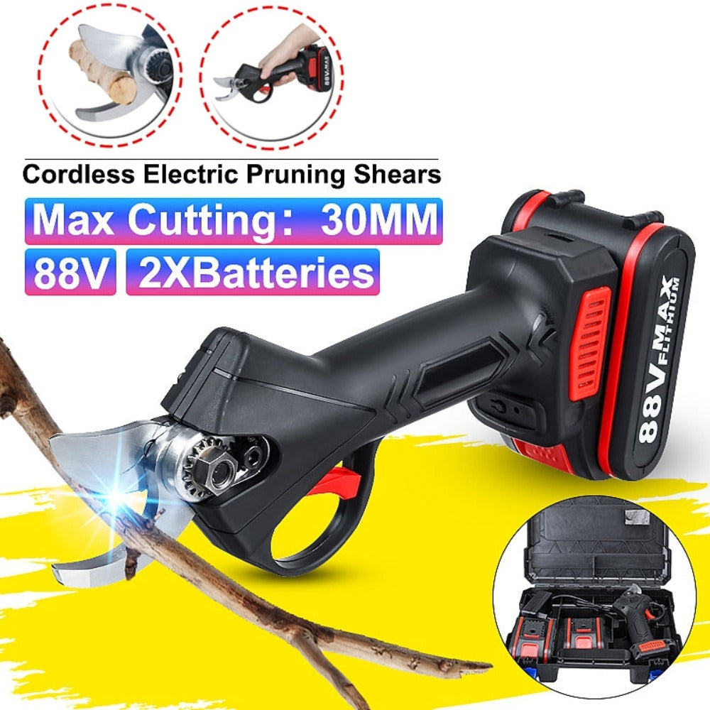 Cordless Pruning Shears with Rechargeable Battery