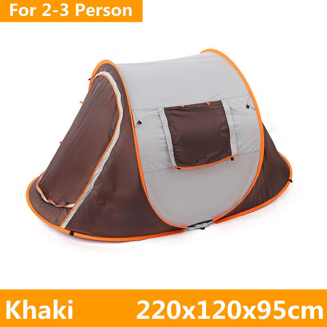 Spacious Automatic Tent for 4-5 Individuals