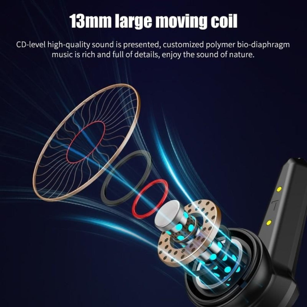 Dragon Wireless Stereo Gaming Earbuds with Active Noise Cancellation