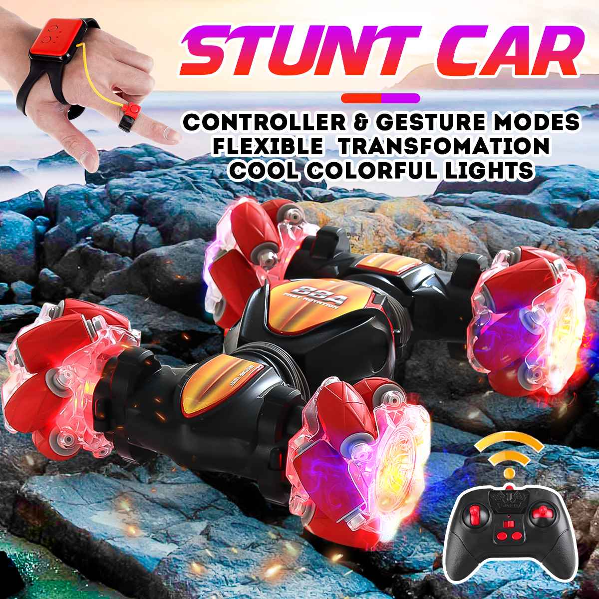 RC Stunt 4x4 Remote Control Car