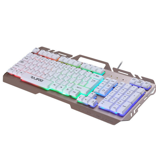 Illuminate Your Gaming with the Y3N USB Wired Colorful LED Keyboard for Ninja Dragons