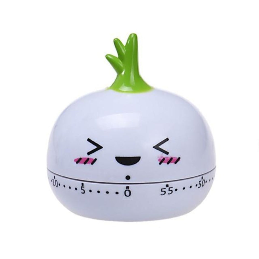 Cartoon-Style Kitchen Timer with 60-Minute Countdown