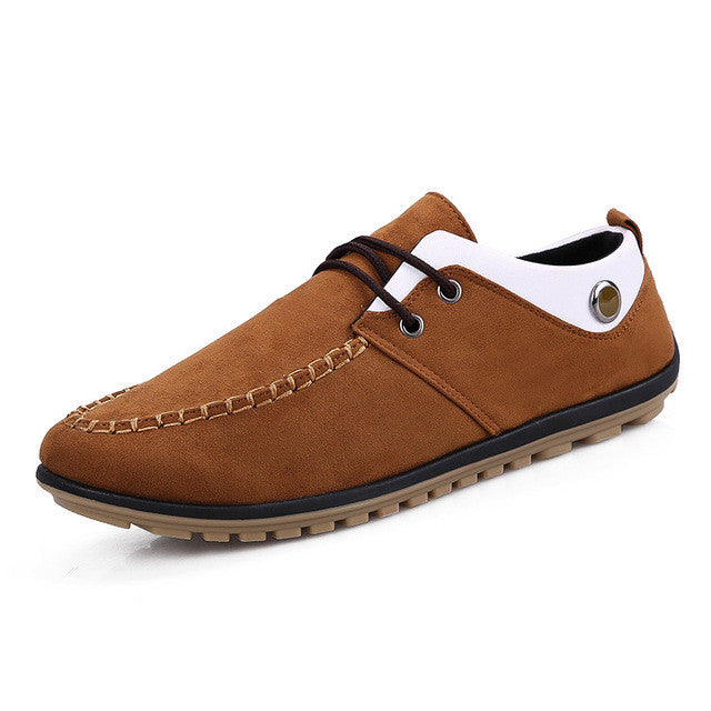 Breathable Lace-up Shoes for Men's Leisure Activities
