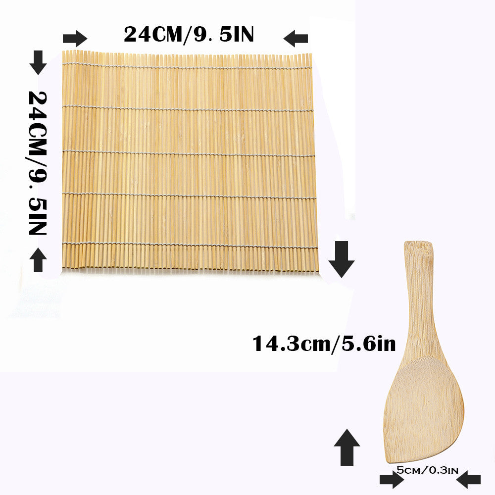 Bamboo Sushi Rolling Kit for Homemade Sushi Rolls