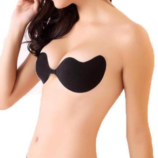 Enhanced Lift Strapless Bra in Black Color