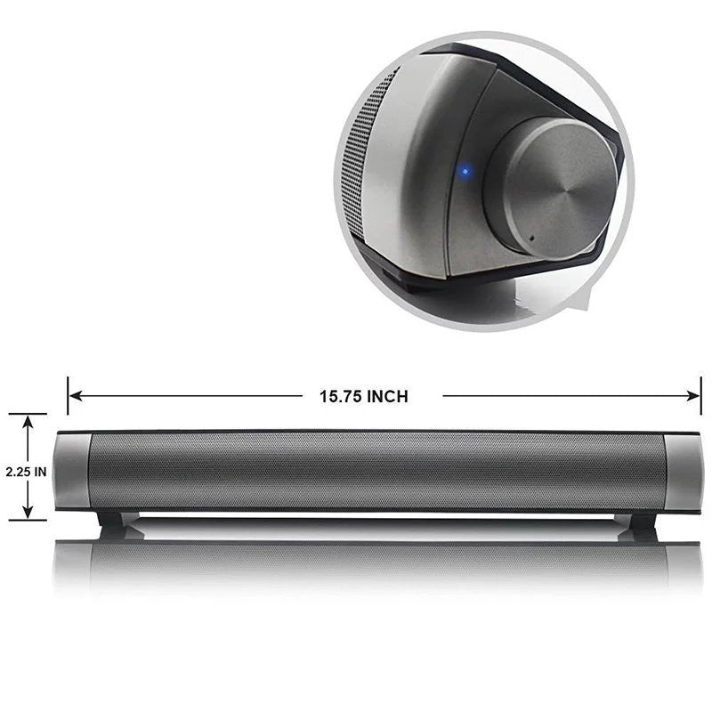 Bluetooth Speaker with Wireless Subwoofer for Stereo Sound