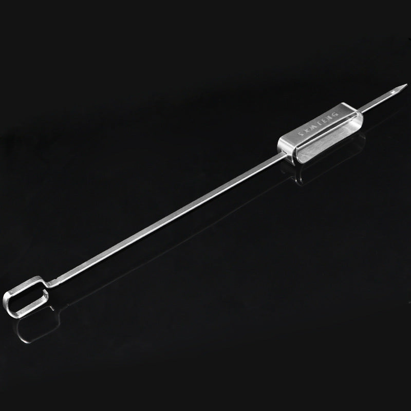 Stainless Steel Skewers for Grilling - Set of 6 Pieces