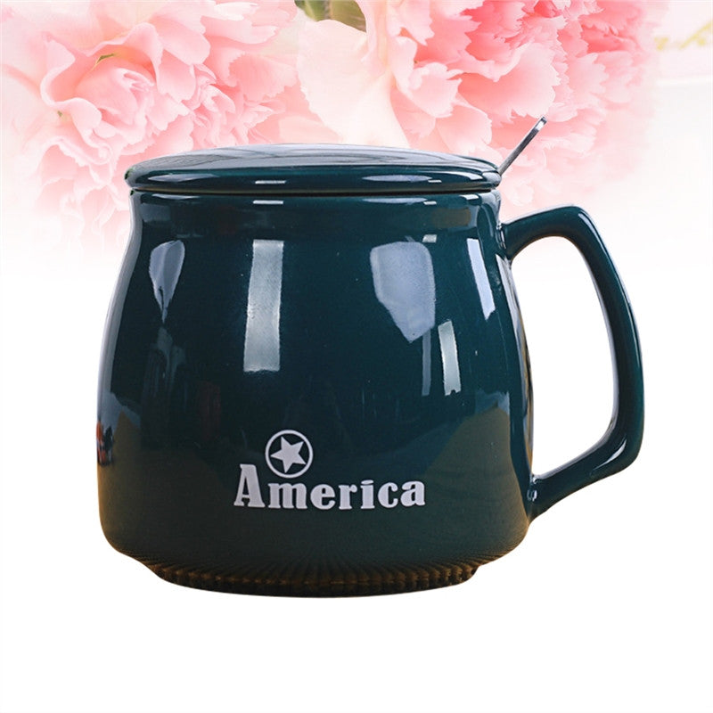 Classic USA Design Ceramic Coffee Cup