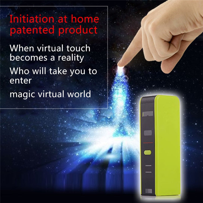 Mobile Device Laser Projector with Bluetooth Virtual Keyboard Connectivity