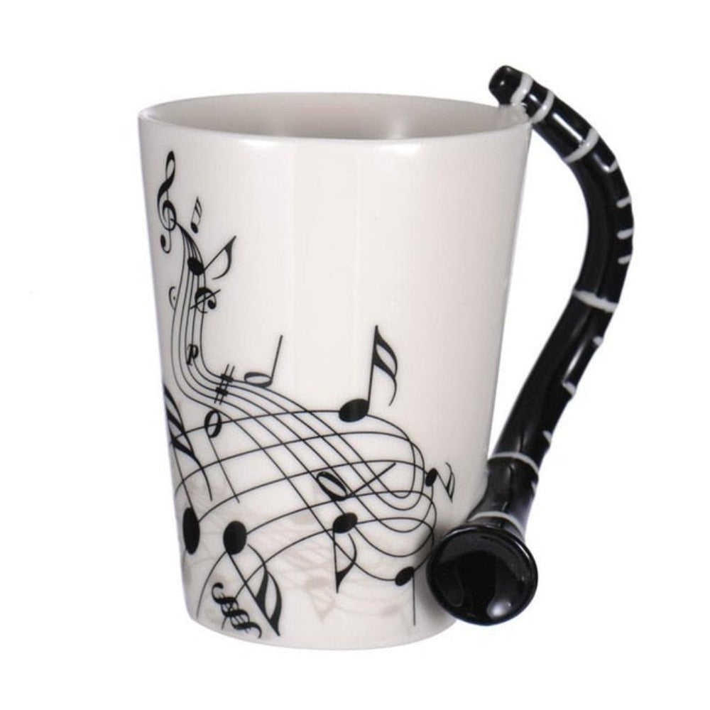Musical Creativity Mug: Embrace the Harmony of Instruments and Notes