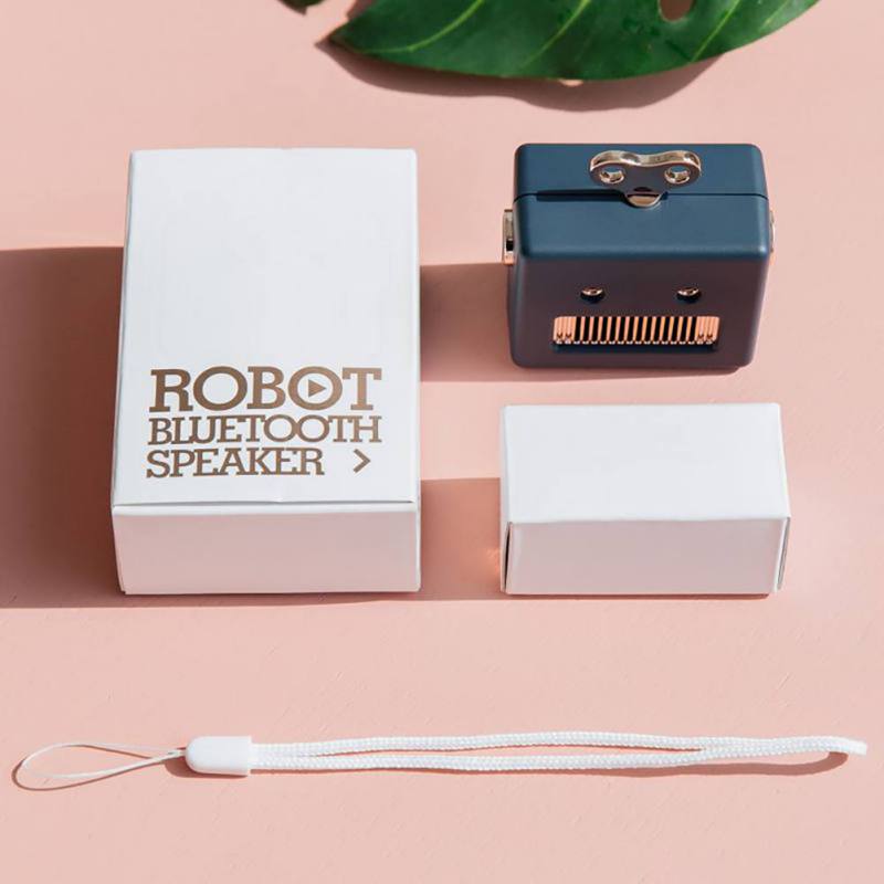 Mini Vintage Bot Wireless Speaker with Mic