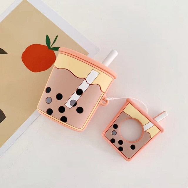Silicone Airpods Case with Cartoon Design
