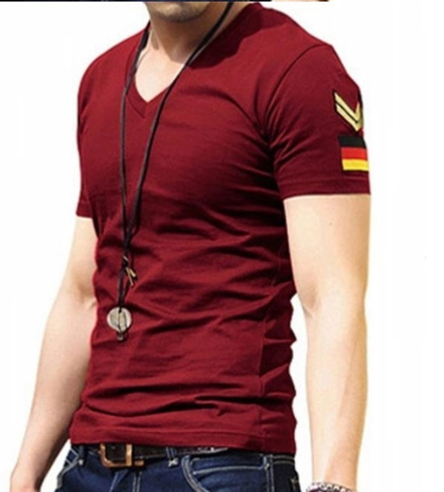 Army Badge Slim Fit Men's Tee