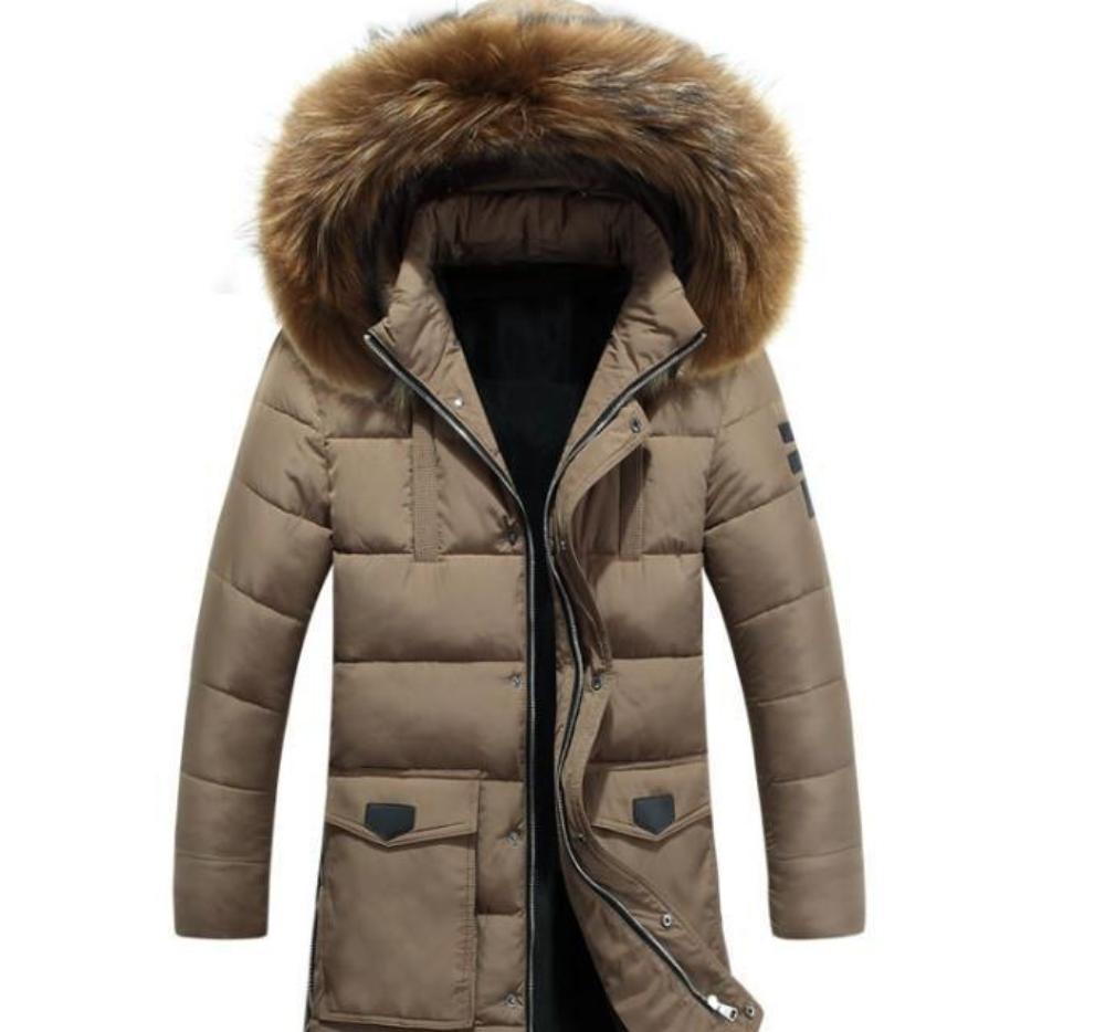 Hooded winter jacket
