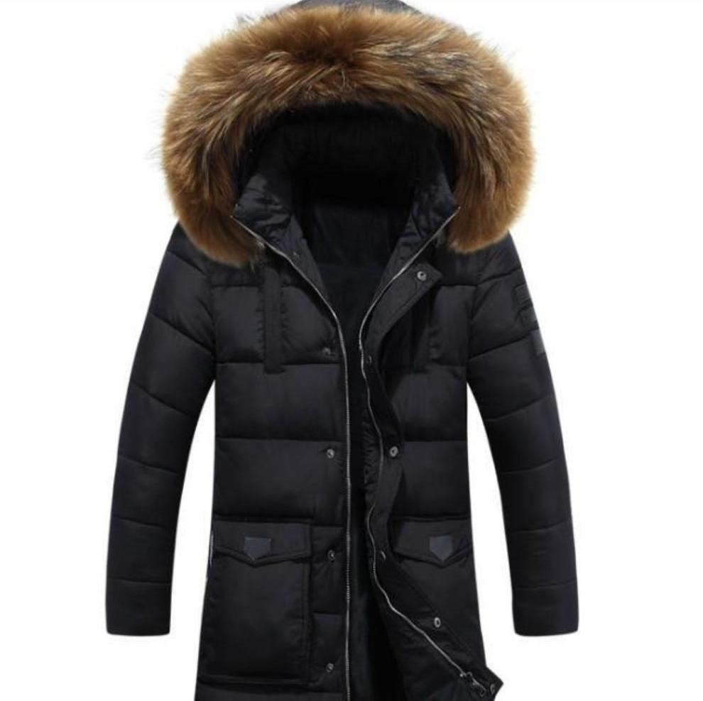 Hooded winter jacket