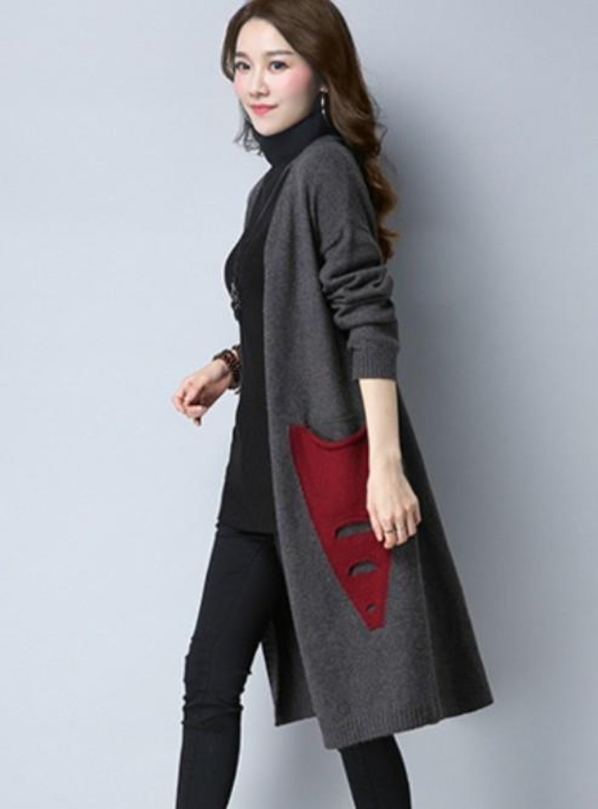 Mid Length Ladies' Cardigan