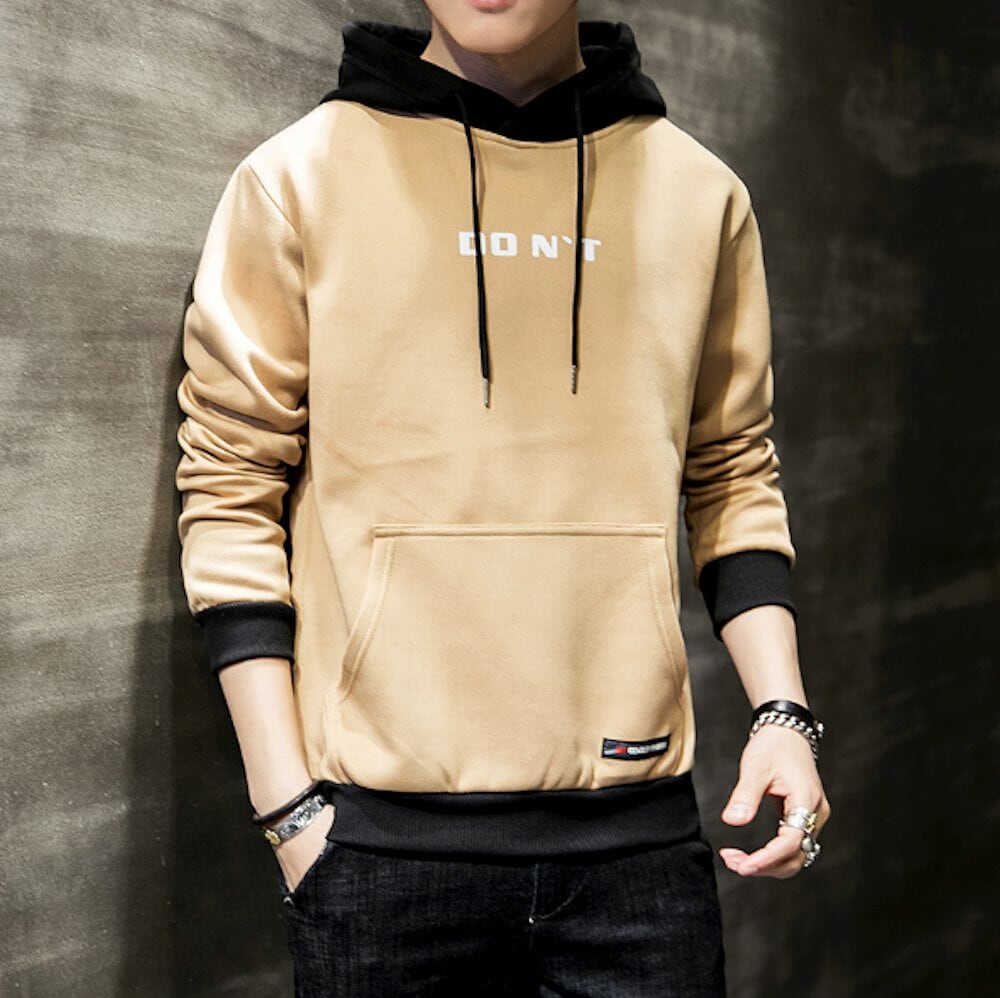 Men's Two Tone Hoodie - Emphasizing Style and Elegance