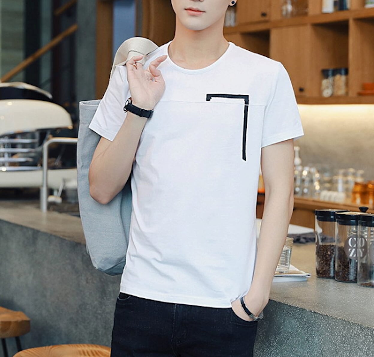 Rectangular Men's Concealed T-Shirt