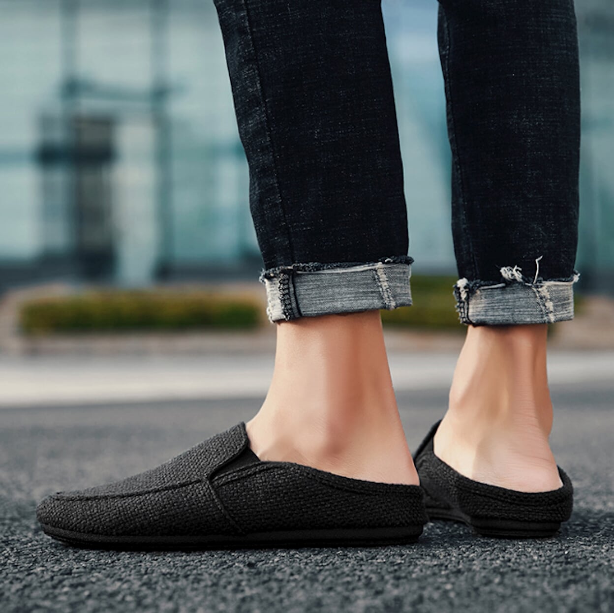 Canvas Slip-On Shoes for Men