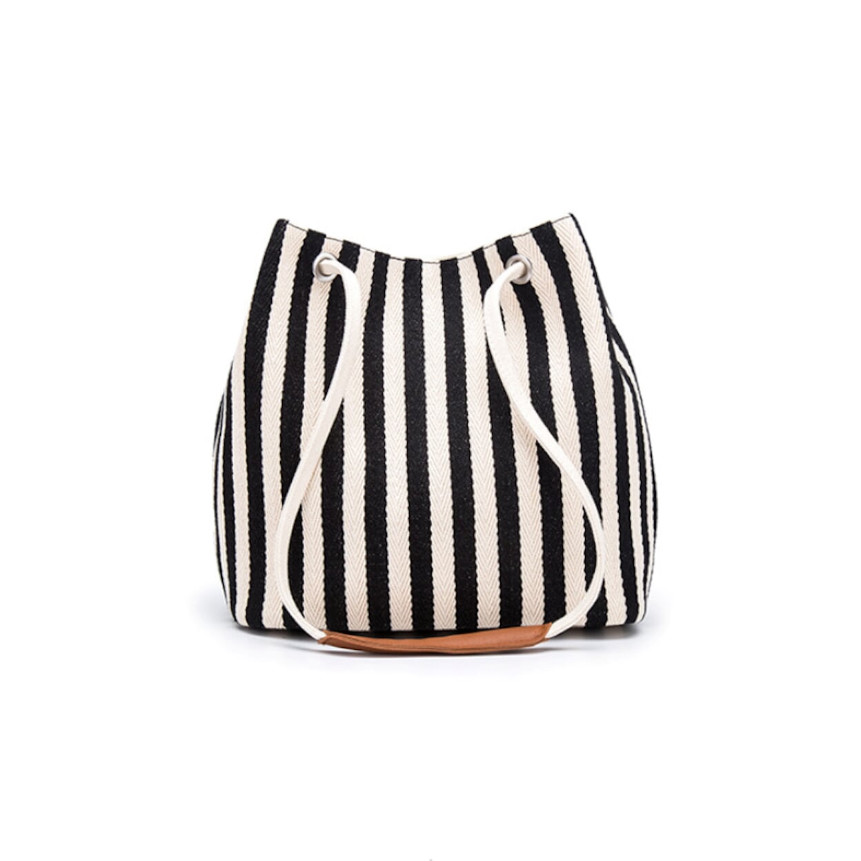 Canvas Striped Tote for Women
