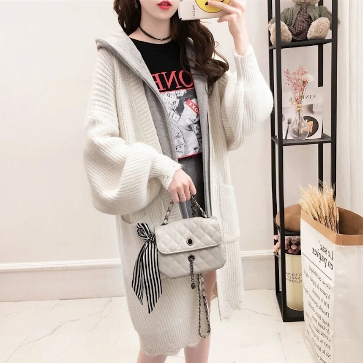Layered Hooded Cardigan for Women - Redefining Fashion