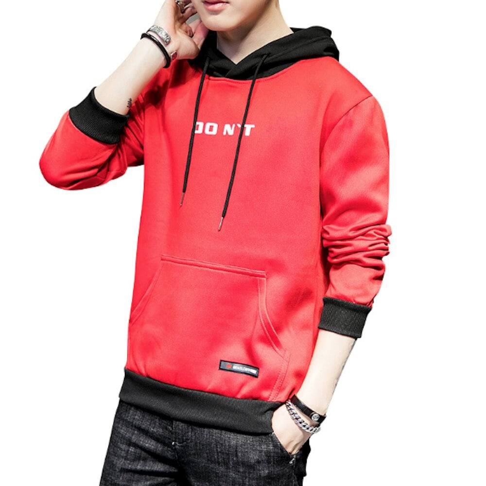 Men's Two Tone Hoodie - Emphasizing Style and Elegance