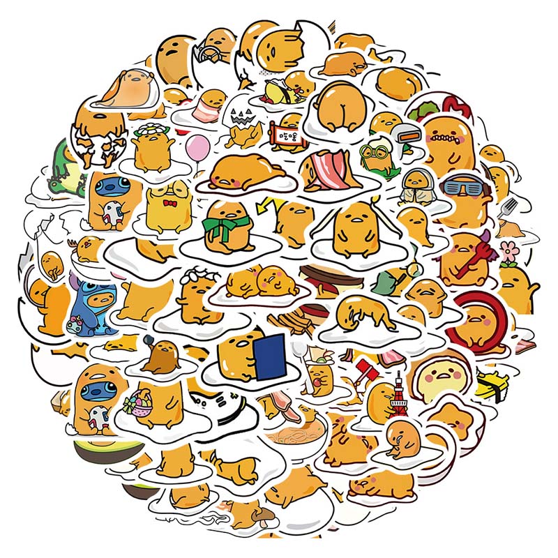 Kawaii Egg Laptop Decal Stickers