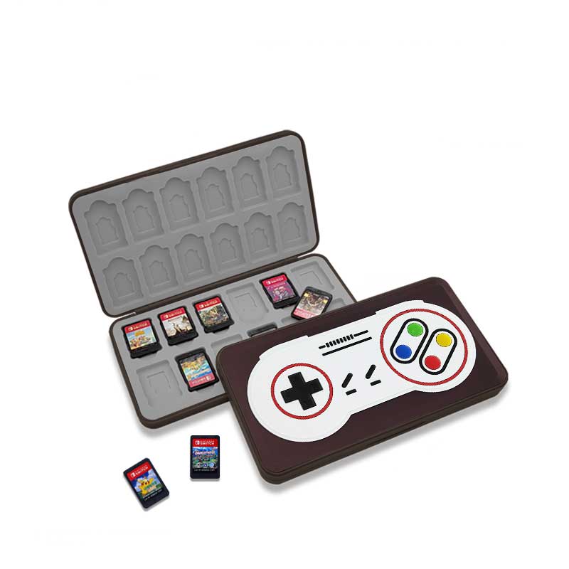 24 Slots Retro Switch Game Holder Gameboy Switch OLED Game Card Cases (6)