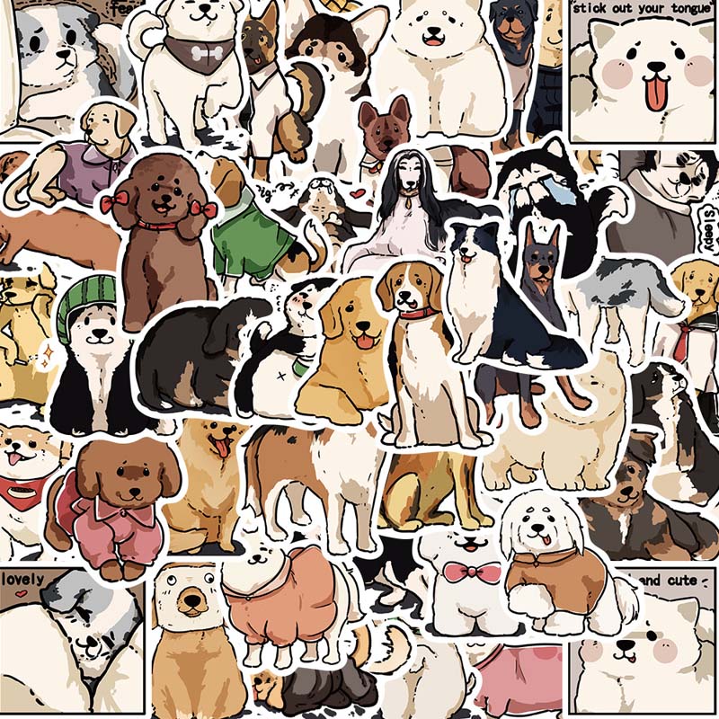 Cute & Funny Dog Decals: Customize Belongings
