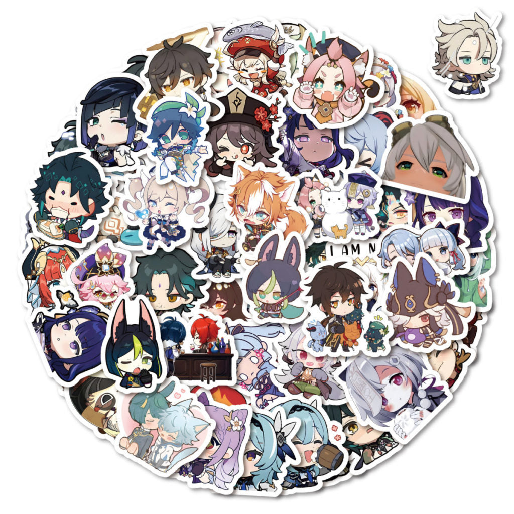 Genshin Impact PVC Stickers - Customizable!