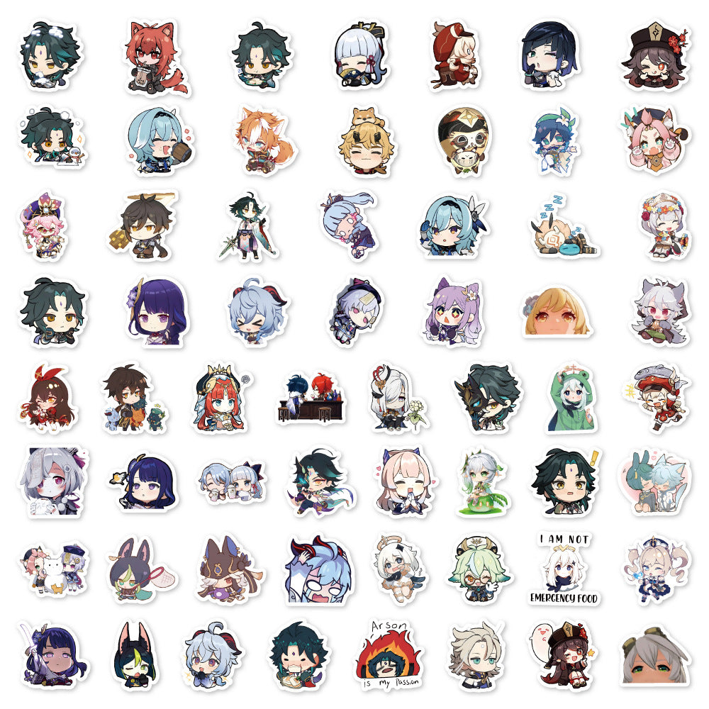 Genshin Impact PVC Stickers - Customizable!
