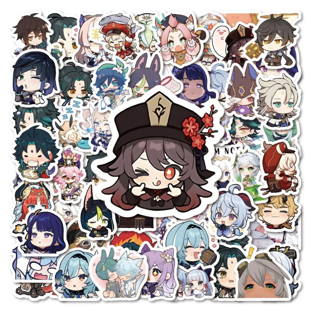 Genshin Impact PVC Stickers - Customizable!