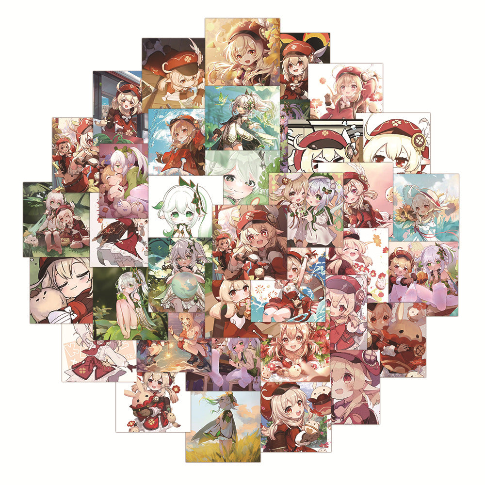 Genshin Impact Cute Waterproof Stickers