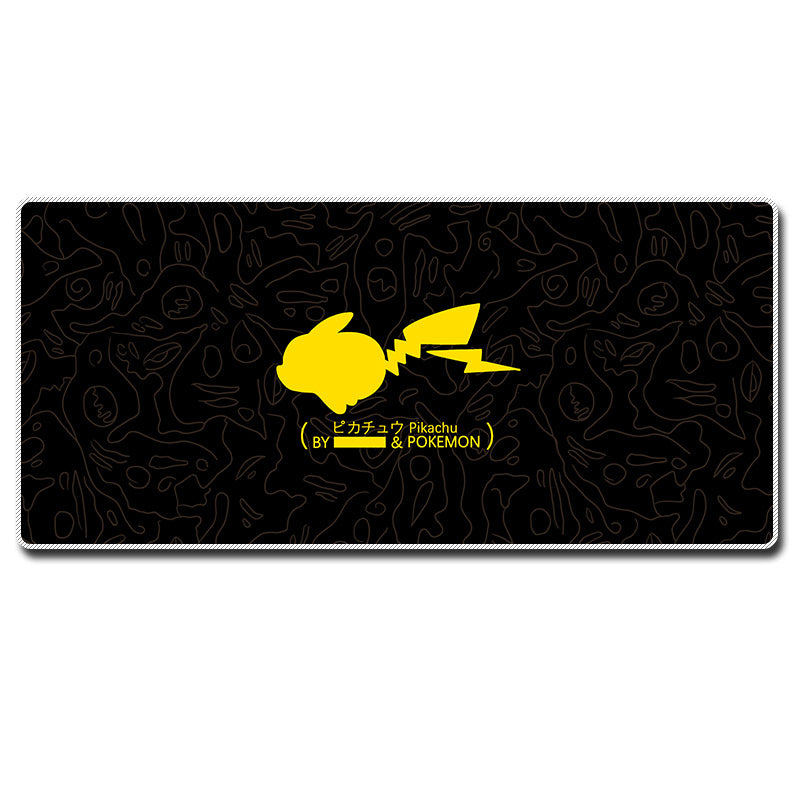 Black Pika Mew Mouse Pads Anime Gaming Mouse Mat Gastly Evolution (1)