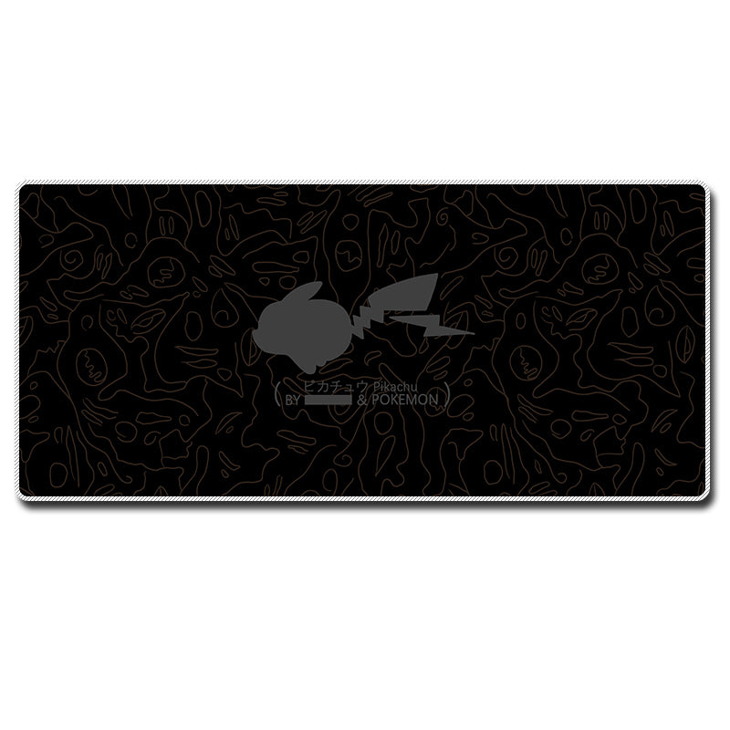 Black Pika Mew Mouse Pads Anime Gaming Mouse Mat Gastly Evolution (8)