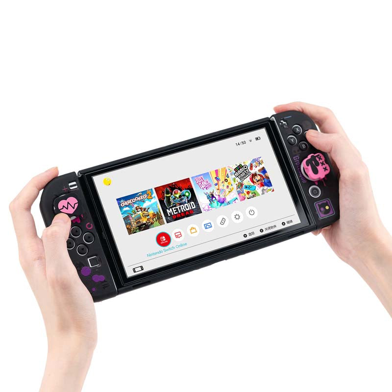 Black n Pink Switch Thumb Grips