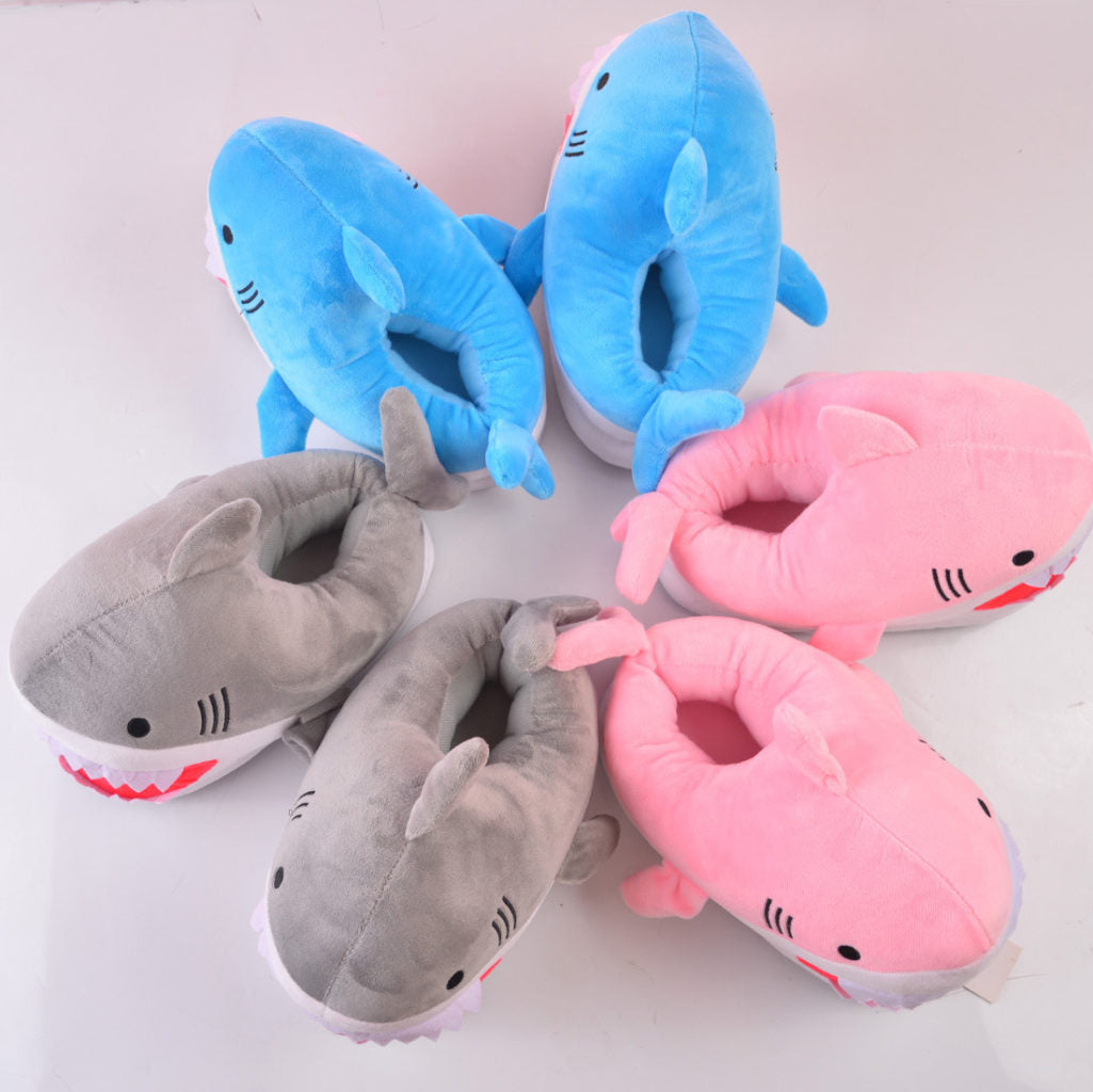 Plush Shark Slippers - Ultimate Comfort & Cuteness