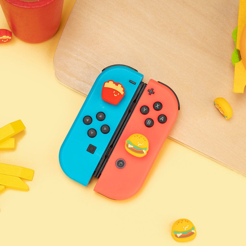Burger and Fries Switch Thumb Grips