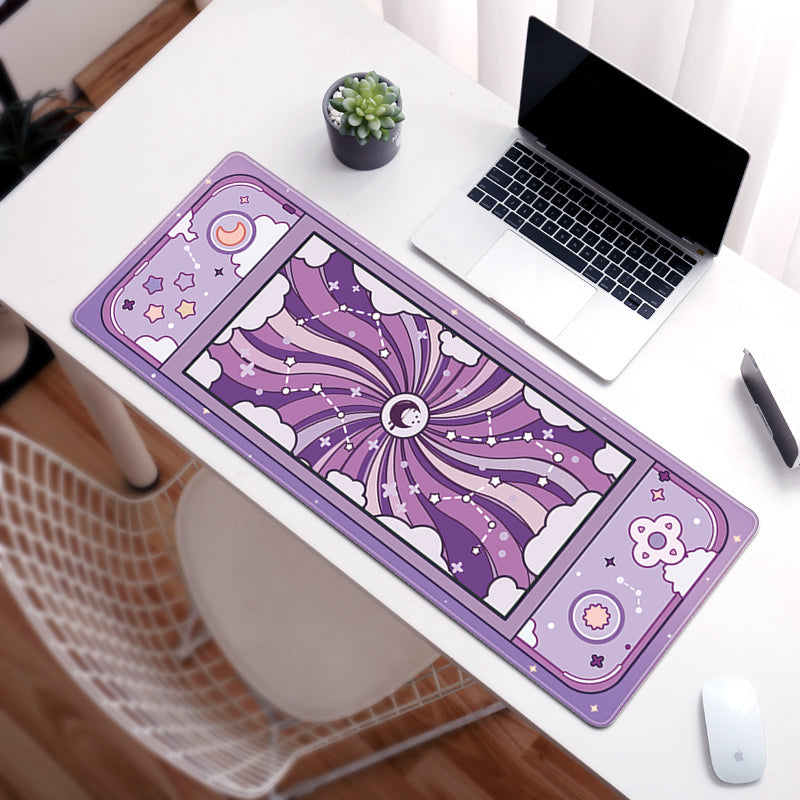 C33-18 Kawaii Sky Desk Mat Cute Gaming Mouse Mat Astronomy Gifts
