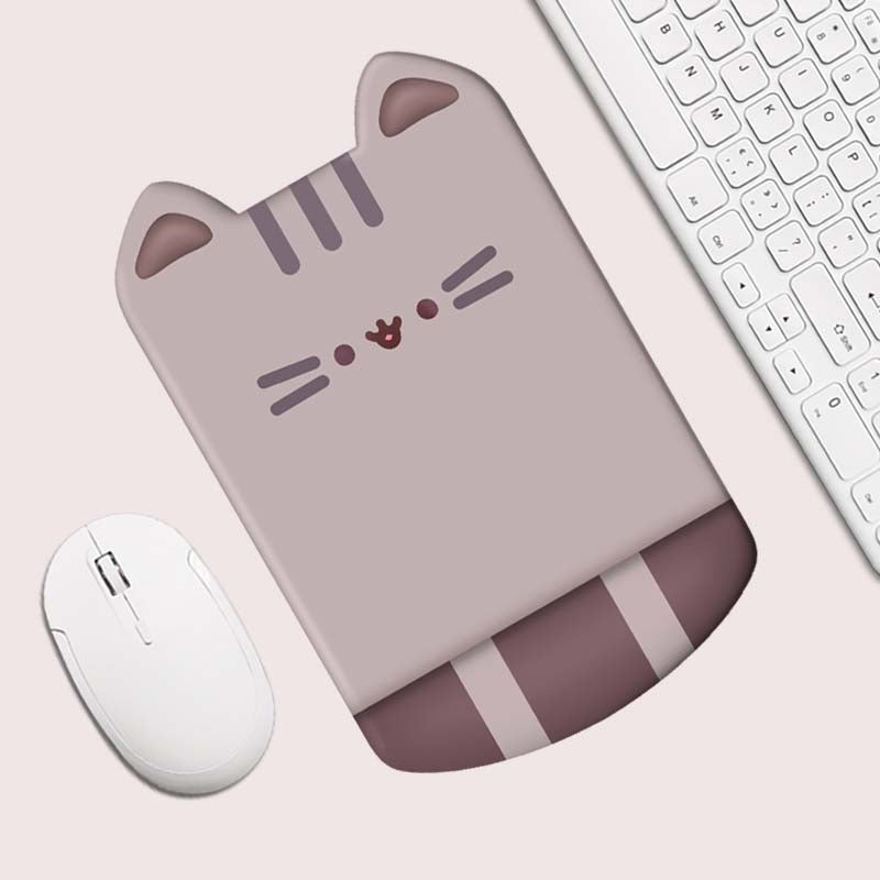 Cat Wrist Support Mousepad Cute Keyboard Wrist Rest Cat Room Decor (10)