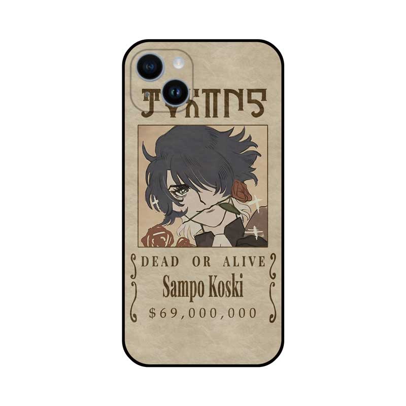 Custom HSR Wanted Poster Phone Case Funny Sampo Koski Honkai Star Rail Gifts (3)