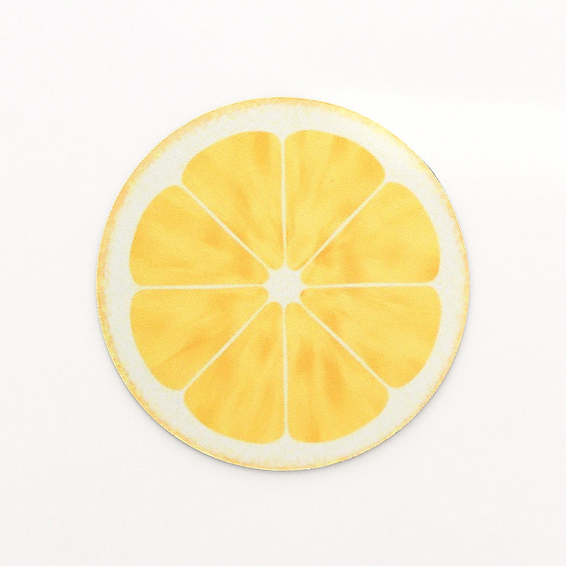 Cute Fruit Mouse Pads Round Kawaii Animal Computer Mouse Pad (10)