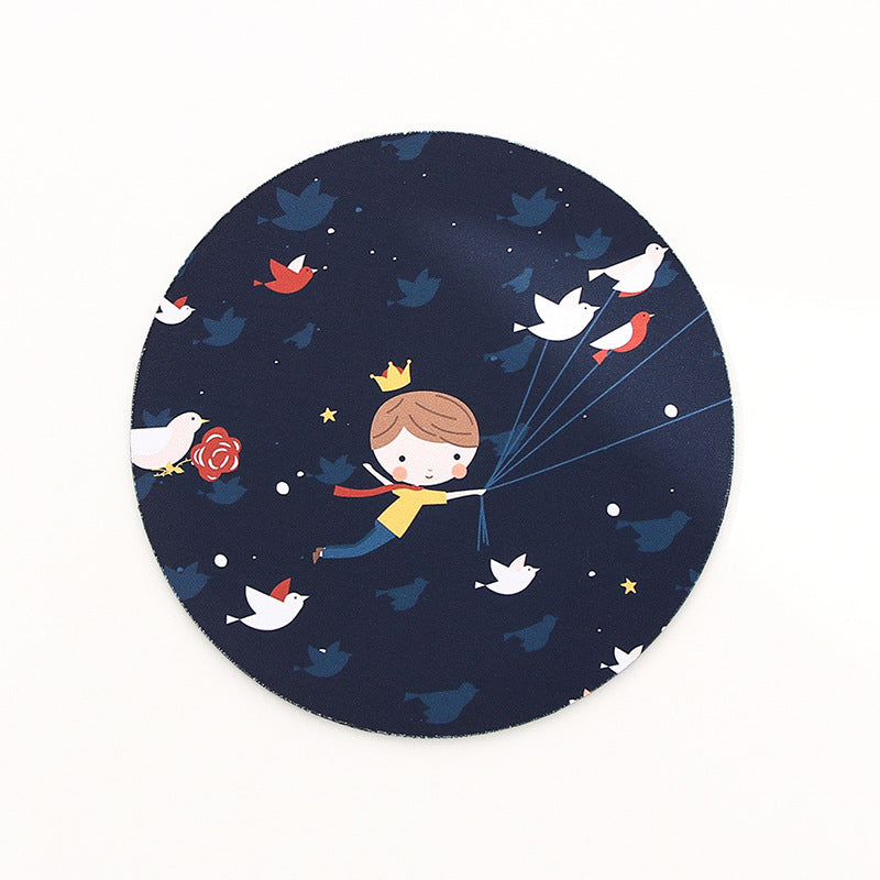 Cute Fruit Mouse Pads Round Kawaii Animal Computer Mouse Pad (4)