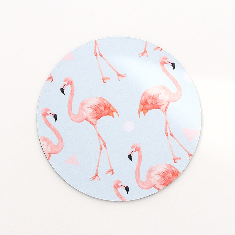 Cute Fruit Mouse Pads Round Kawaii Animal Computer Mouse Pad (5)