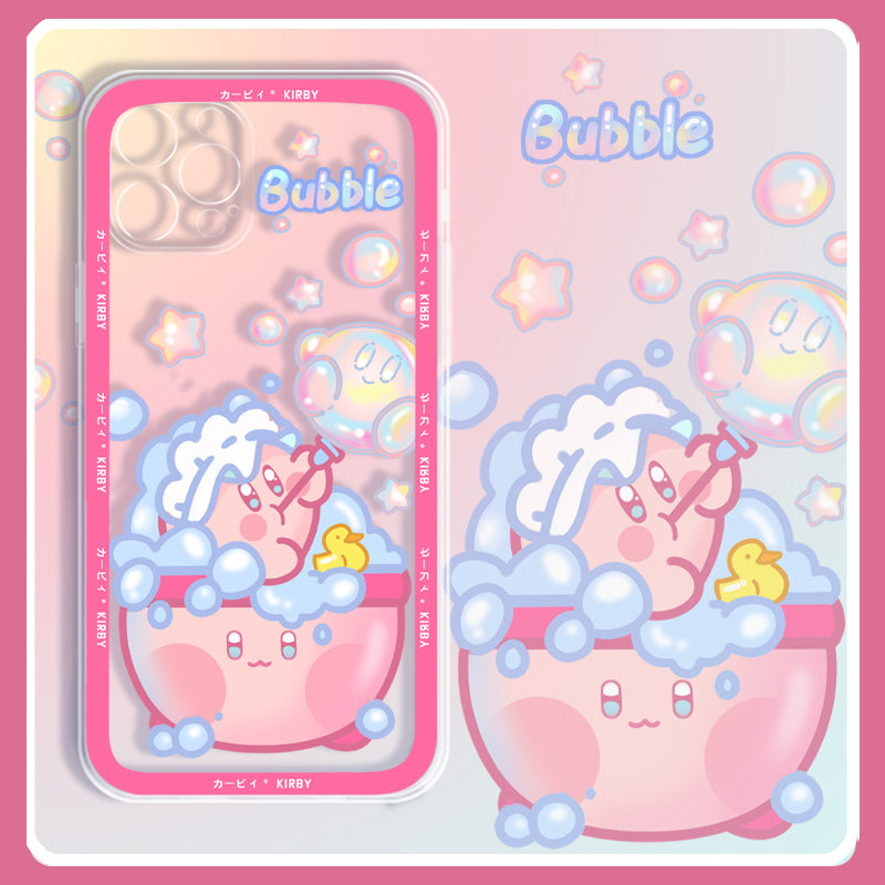 Cute Kirby Phone Case Kawaii Kirby iPhone 13 Pro Max Case Samsung S22 (1)
